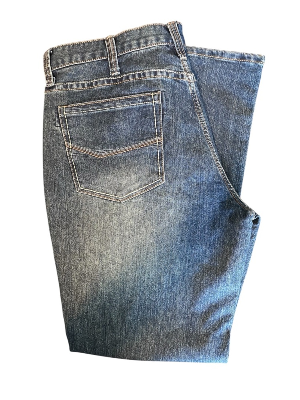 Men's Straight Fit Denim Jeans - Blue